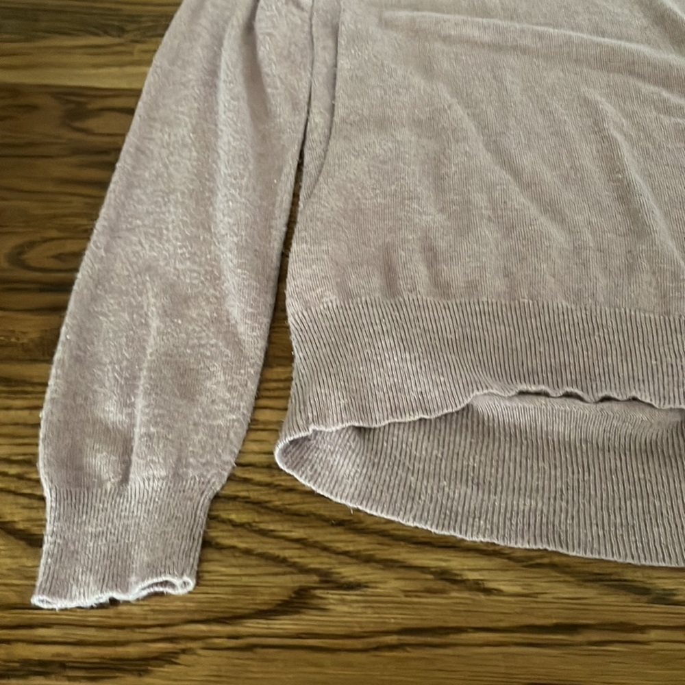 Mossimo XXL mauve women’s basic crew neck sweater with banded waist - Picture 3 of 7